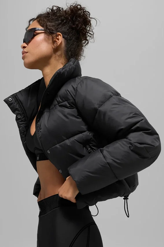 Chaqueta acolchada Gold Rush - Negro