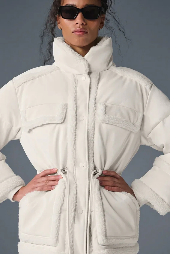 Chaqueta acolchada Ice Breaker - Marfil