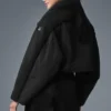 Chaqueta acolchada Sherpa Cozy Escape - Negro/Negro