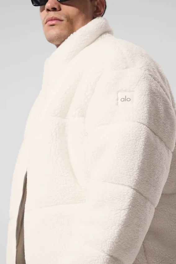 Chaqueta acolchada Sherpa Stage - Marfil