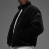 Chaqueta acolchada Stage de pana - Negro
