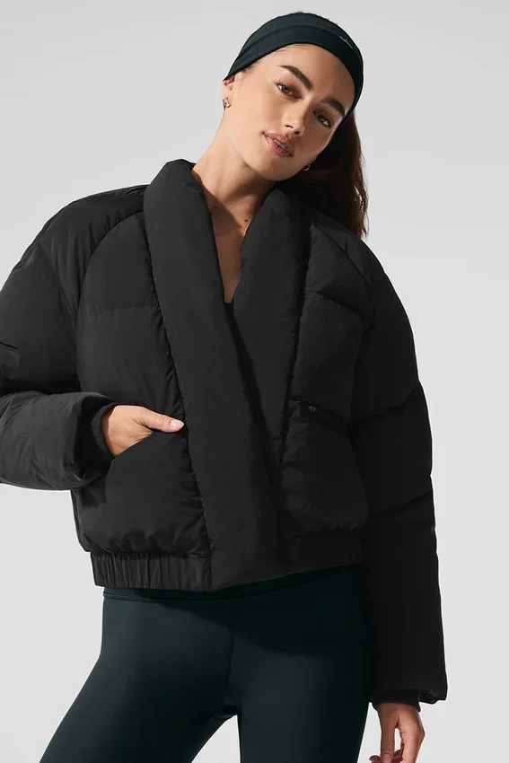 Chaqueta acolchada Stargazing - Negro