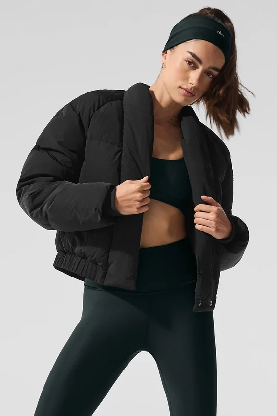 Chaqueta acolchada Stargazing - Negro