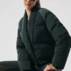Chaqueta acolchada Stargazing - Verde carbón