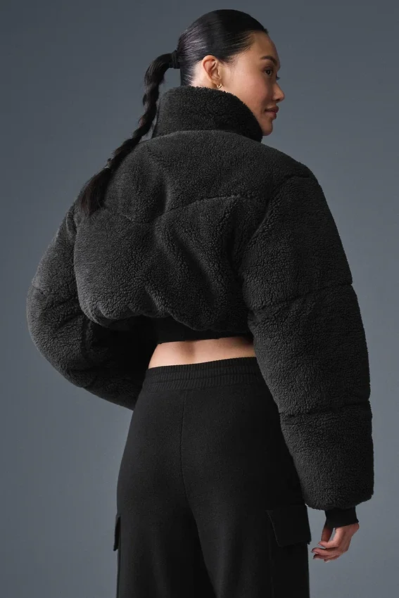 Chaqueta acolchada tipo corsé «Main Act» de Sherpa - Negro