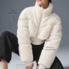 Chaqueta acolchada tipo corsé «Sherpa Main Act» - Marfil