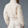 Chaqueta acolchada tipo jersé «Darling» - Marfil