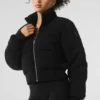 Chaqueta acolchada tipo jersé «Darling» - Negro