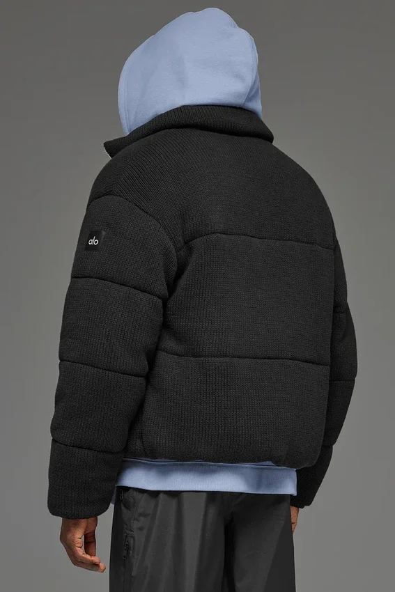 Chaqueta acolchada tipo jersé «Stage» - Negro
