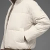 Chaqueta acolchada urbana de tejido elástico - Bone