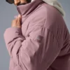 Chaqueta acolchada urbana de tejido elástico - Woodrose