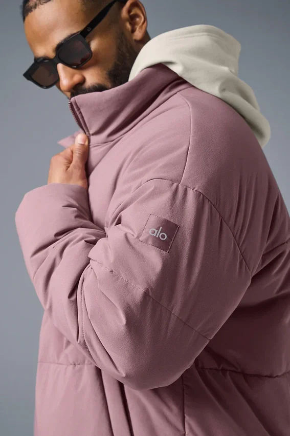 Chaqueta acolchada urbana de tejido elástico - Woodrose