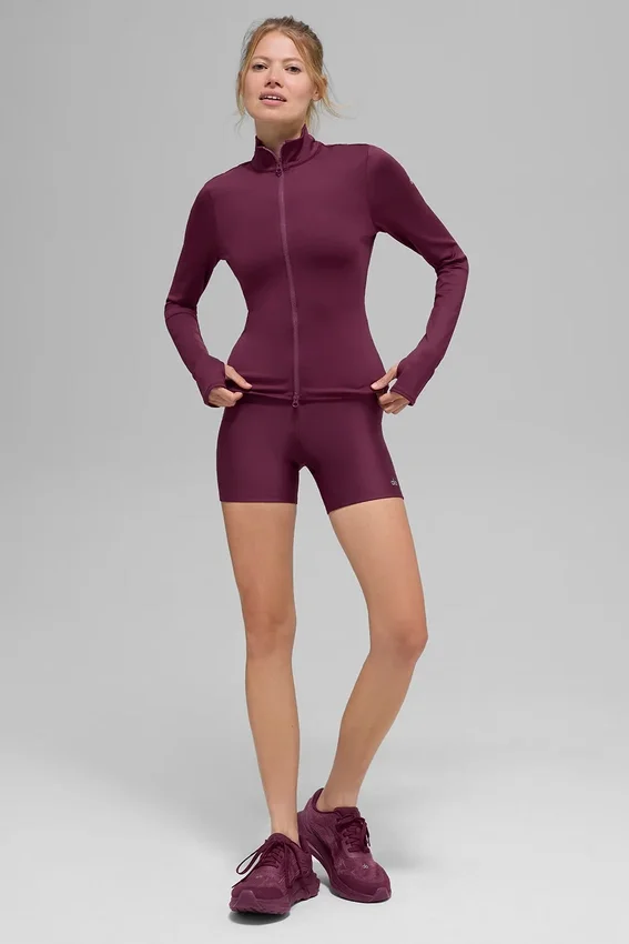 Chaqueta Airlift Winter Warm Radiant con cremallera completa - Burdeos