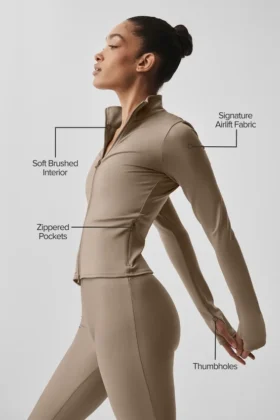 Chaqueta Airlift Winter Warm Radiant con cremallera completa – Grava