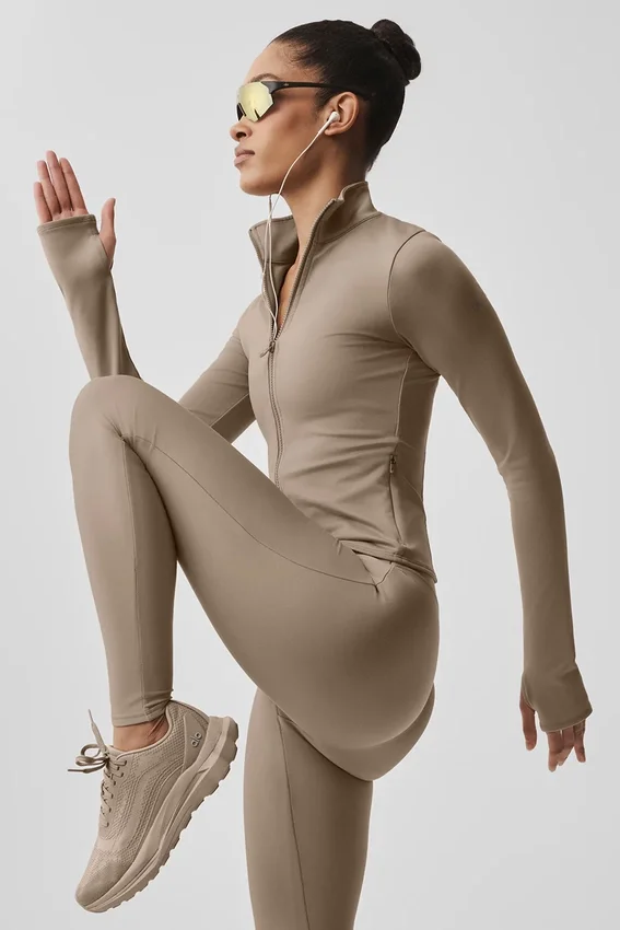 Chaqueta Airlift Winter Warm Radiant con cremallera completa - Grava
