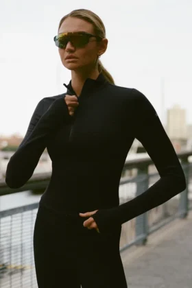 Chaqueta Airlift Winter Warm Radiant con cremallera completa - Negro
