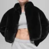 Chaqueta «Allure» de piel sintética - Negro