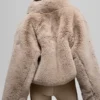 Chaqueta Allure de piel sintética - Oat