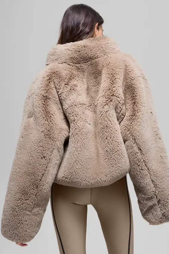 Chaqueta Allure de piel sintética - Oat