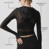 Chaqueta Alo Softsculpt Superset con cremallera completa - Negro