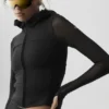 Chaqueta Alo Softsculpt Superset con cremallera completa - Negro