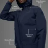 Chaqueta Alpha Shell - Azul marino