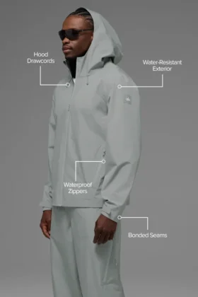 Chaqueta Alpha Shell – Gris lunar