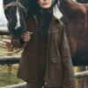 Chaqueta Barn de sarga - Espresso