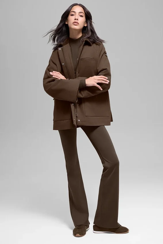 Chaqueta Barn de sarga - Espresso