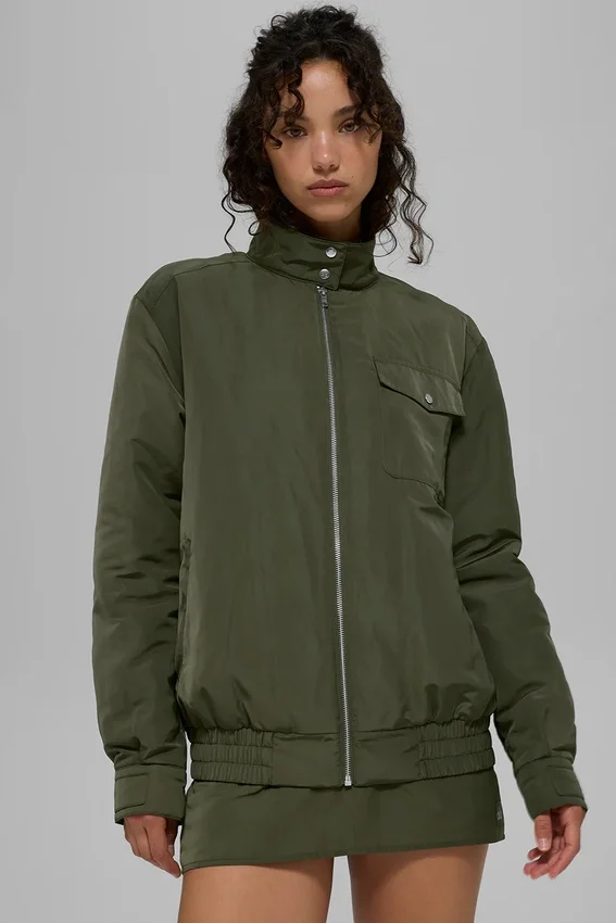 Chaqueta bomber Work It - Verde oliva