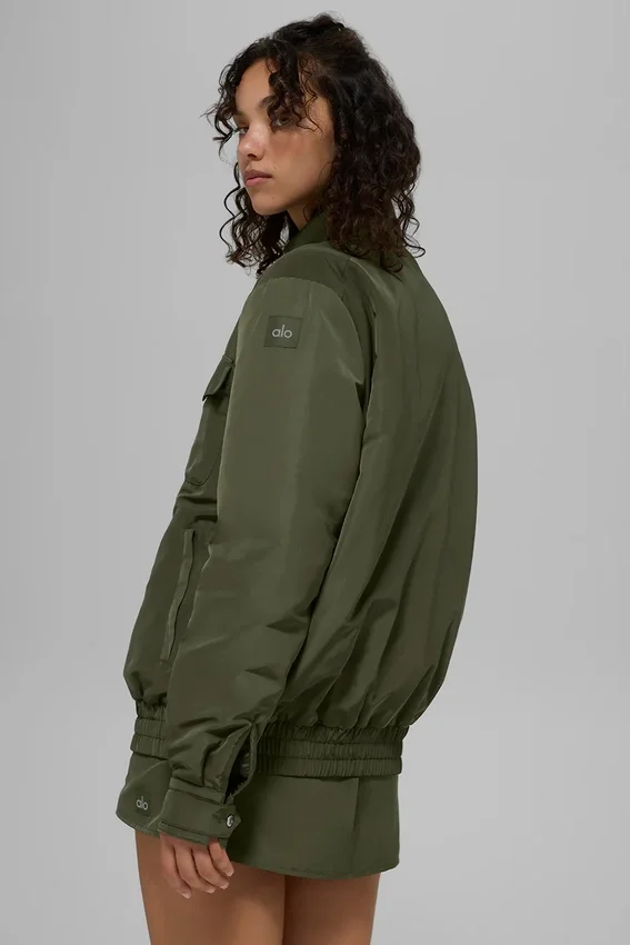 Chaqueta bomber Work It - Verde oliva