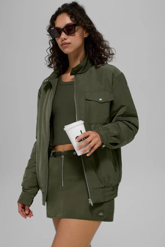 Chaqueta bomber Work It - Verde oliva