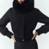 Chaqueta Bunny Slope de mezcla de lana - Negro