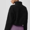 Chaqueta City Girl de lana doble cara - Negro