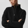 Chaqueta City Girl de lana doble cara - Negro