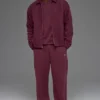 Chaqueta «Coaches» de lona de algodón - Burdeos
