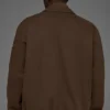 Chaqueta «Coaches» de lona de algodón - Espresso
