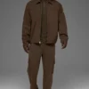 Chaqueta «Coaches» de lona de algodón - Espresso