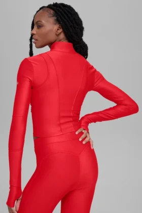 Chaqueta con cremallera Airlift Ignite – Rojo brillante