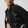 Chaqueta corta con cremallera completa «Fan Favorite» - Negro