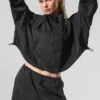 Chaqueta corta con cremallera completa «Game Time» - Negro
