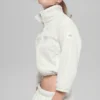Chaqueta corta de forro polar «Retreat» - Gris jaspeado claro