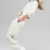 Chaqueta corta de forro polar «Retreat» - Gris jaspeado claro