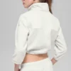 Chaqueta corta de forro polar «Retreat» - Gris jaspeado claro