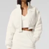 Chaqueta corta de forro polar «Wintry Mix» - Marfil