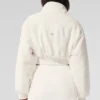 Chaqueta corta de forro polar «Wintry Mix» - Marfil