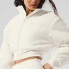 Chaqueta corta de forro polar «Wintry Mix» - Marfil