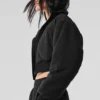 Chaqueta corta de forro polar Wintry Mix - Negro
