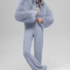 Chaqueta corta de piel sintética opulenta - Winter Frost