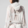 Chaqueta corta Game Time con cremallera completa - Blanca